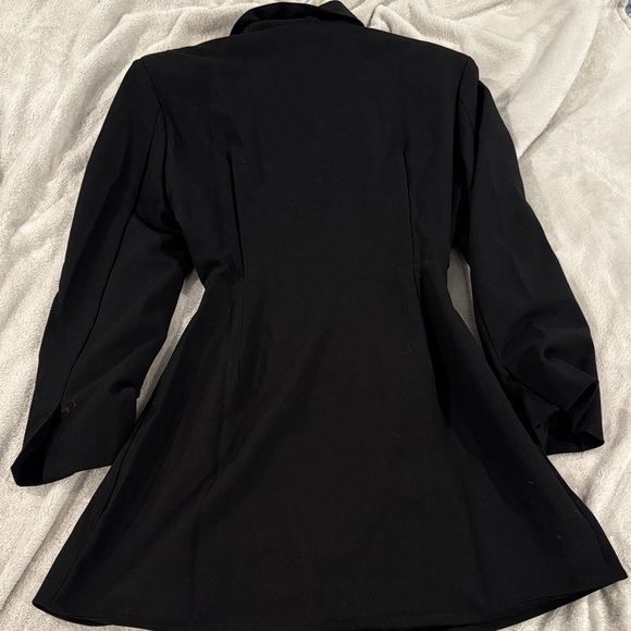DANIELLE BERNSTEIN Black Long Sleeve Dress - Picture 3 of 4